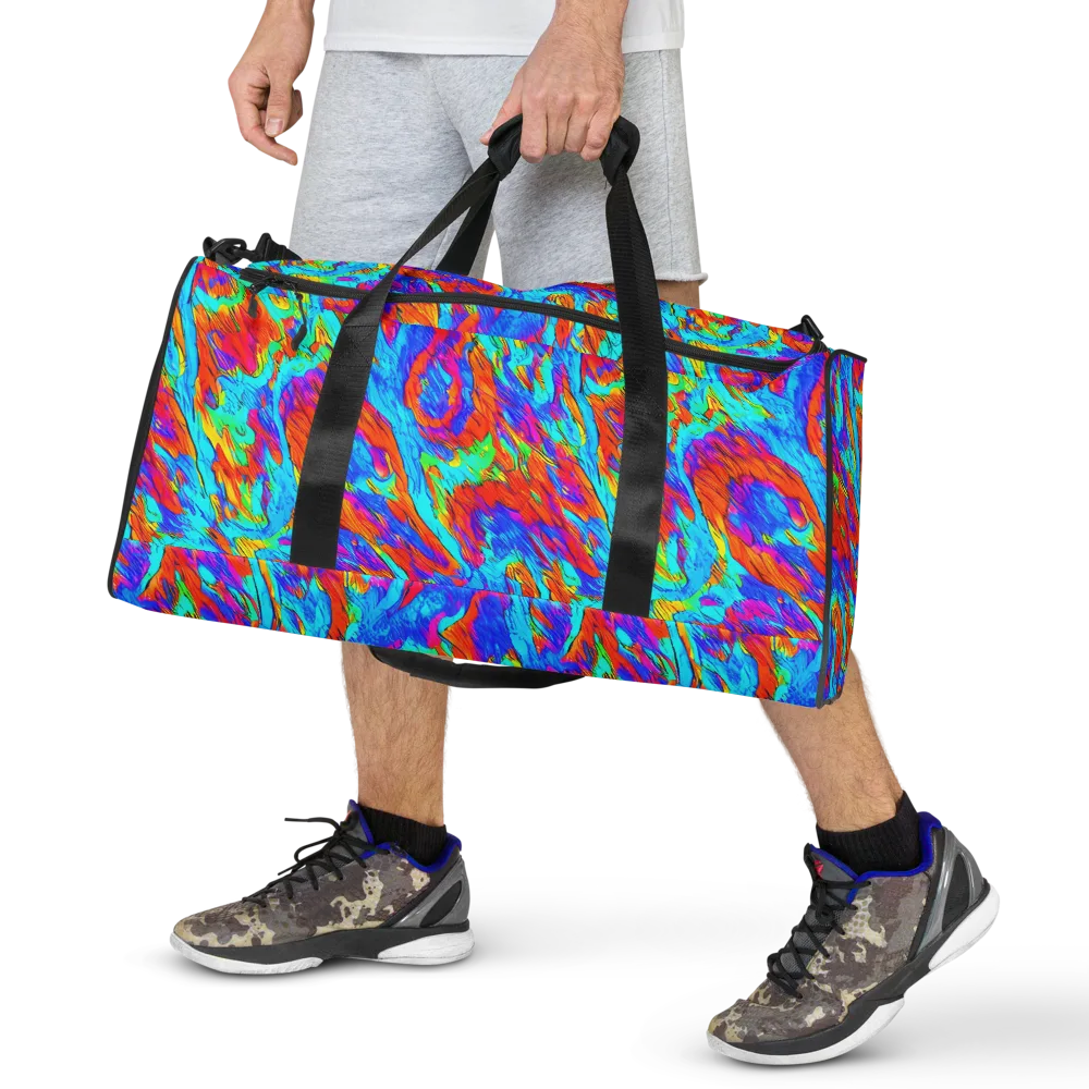 Caribbean Static on Duffle Bag — Front