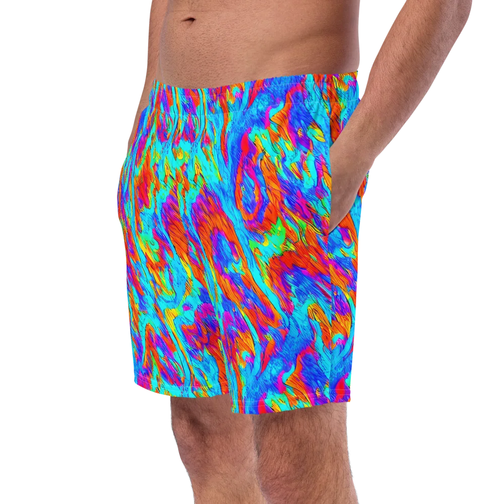 Caribbean Static on Swim Trunks — Left Front
