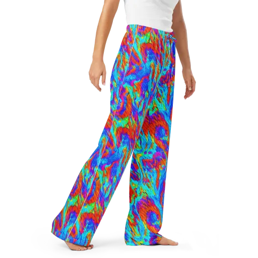 Caribbean Static on a Women's Pajama Pants