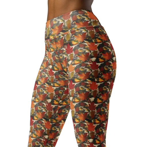 Autumn Alchemy on a Yoga Leggings