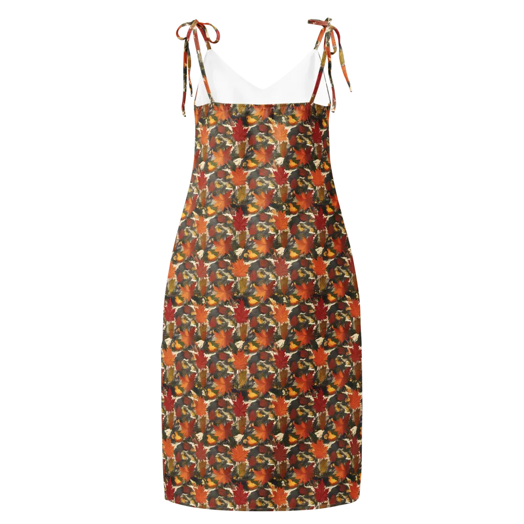 Autumn Alchemy on Slip Dress — Back