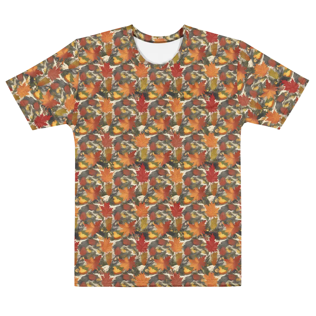 Autumn Alchemy on Men's Cotton Crew Neck T-Shirt — Front