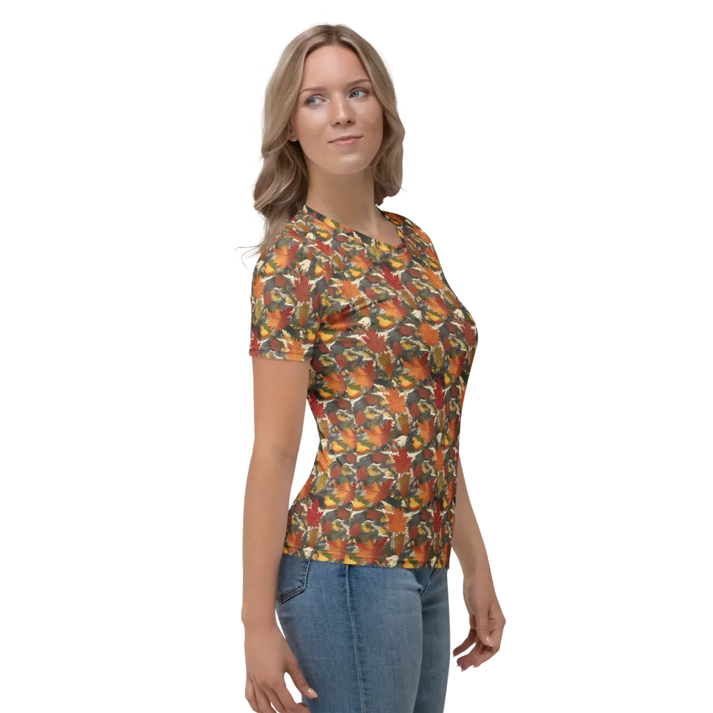 Autumn Alchemy on Women's Crew Neck T-Shirt — Right
