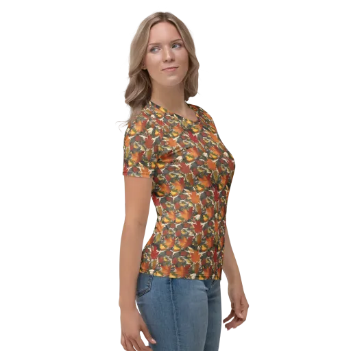 Autumn Alchemy on a Women's Crew Neck T-Shirt