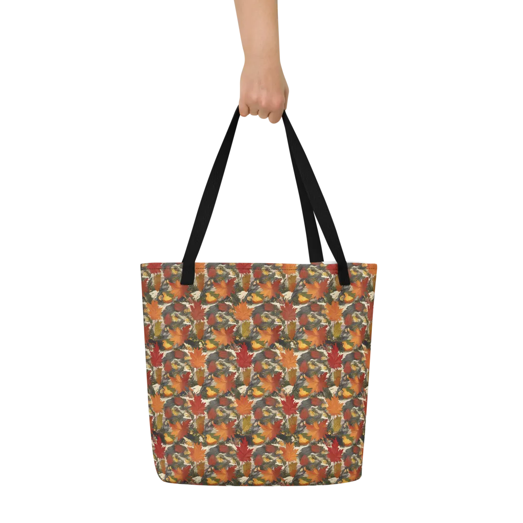 Autumn Alchemy on Large Tote Bag W/ Pocket — Front