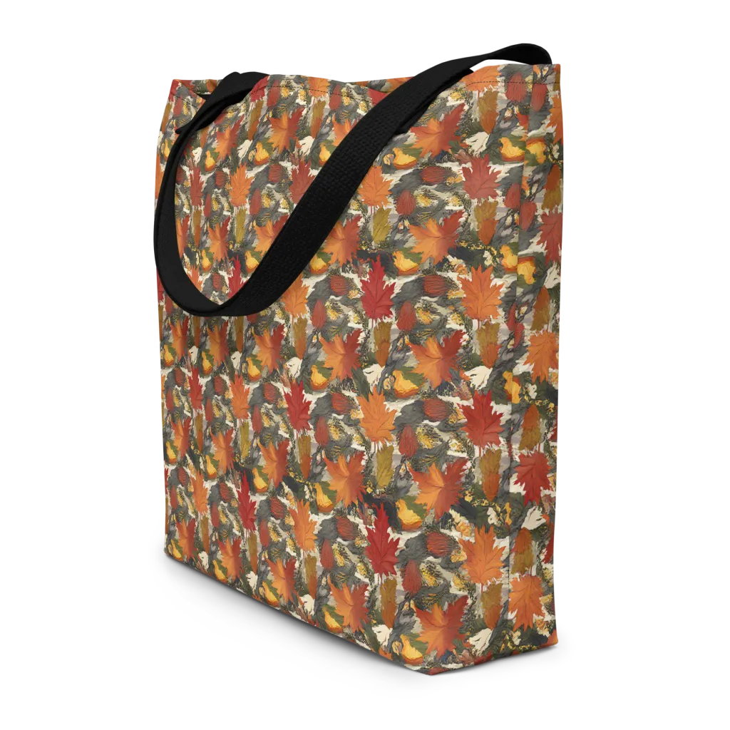 Autumn Alchemy on Large Tote Bag W/ Pocket — Front