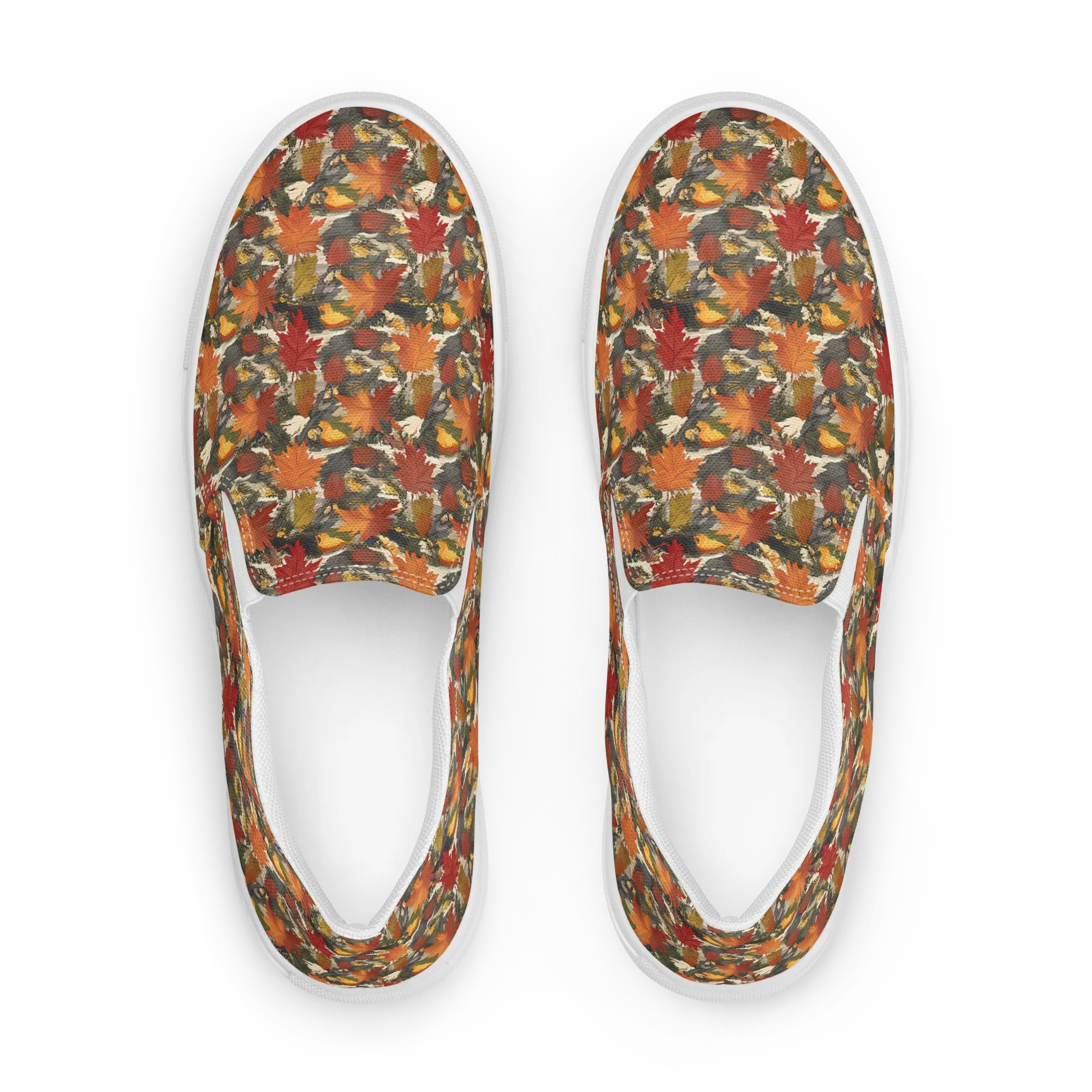Autumn Alchemy on Women's Slip-On Canvas Shoes — Front
