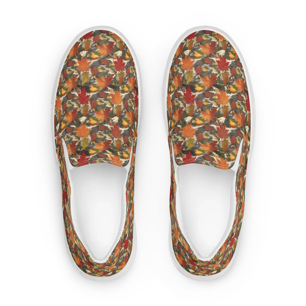 Autumn Alchemy on Women's Slip-On Canvas Shoes — Front