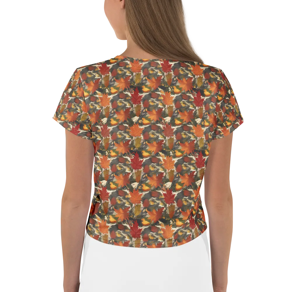 Autumn Alchemy on Crop Tee — Back