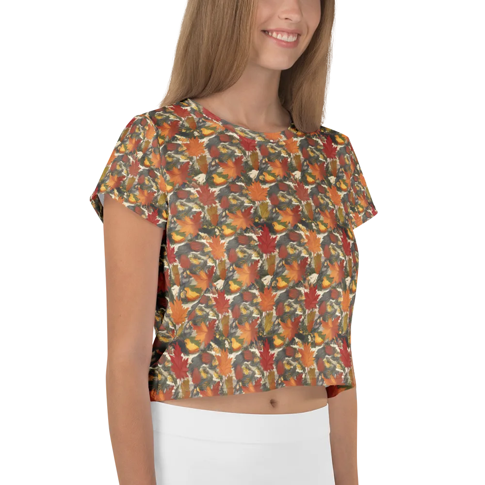 Autumn Alchemy on Crop Tee — Right