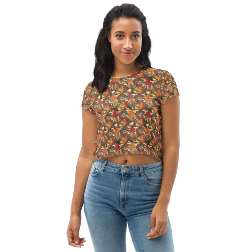 Autumn Alchemy on a Crop Tee