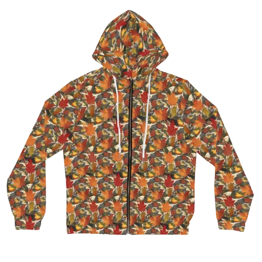 Autumn Alchemy on a Women's Full-Zip Hoodie