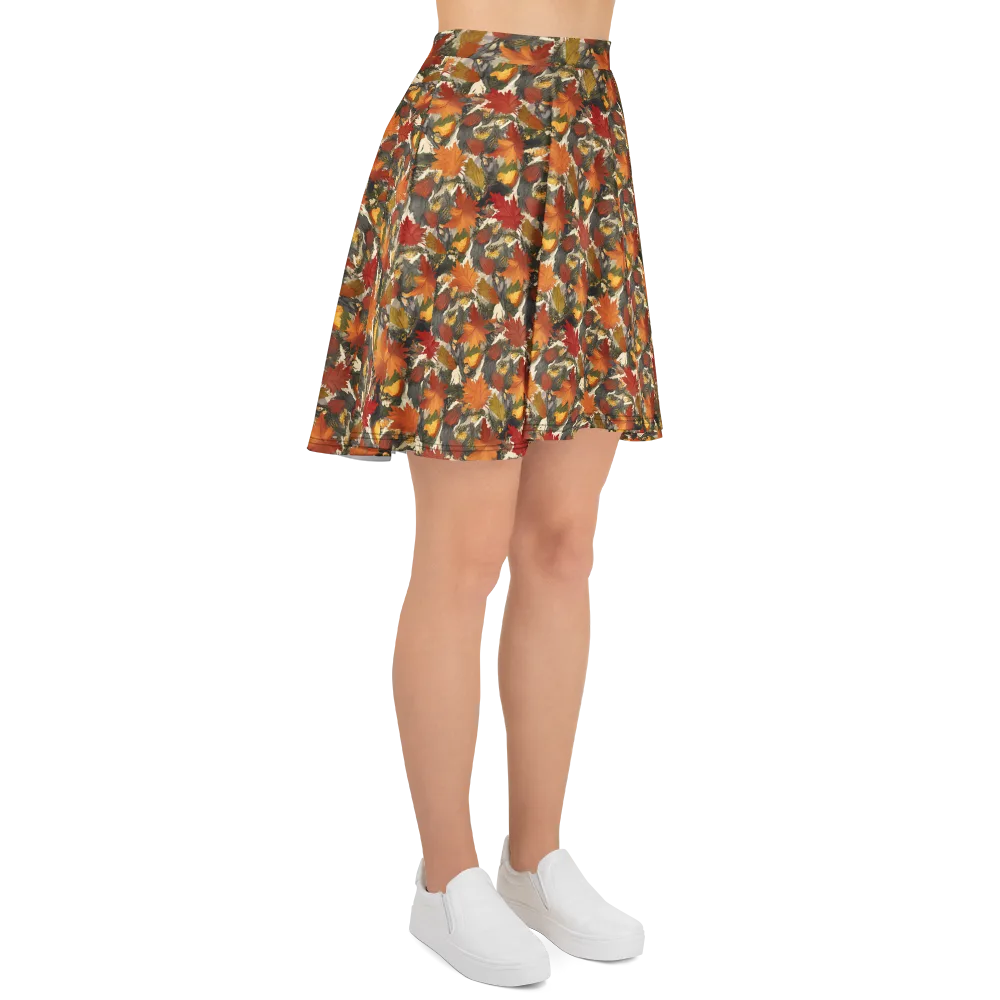 Autumn Alchemy on Skater Skirt — Right