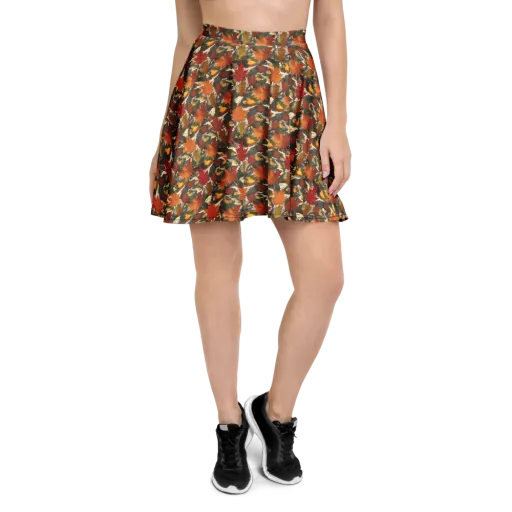 Autumn Alchemy on a Skater Skirt