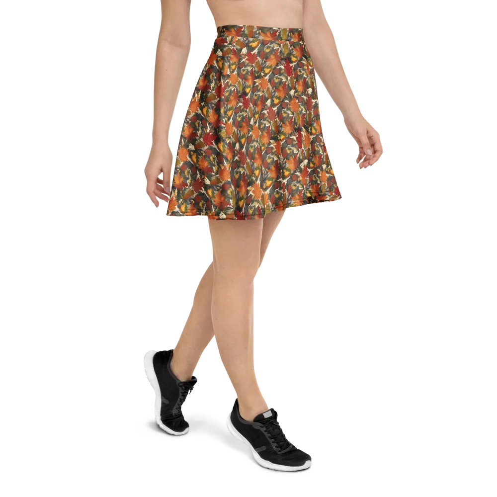 Autumn Alchemy on Skater Skirt — Right