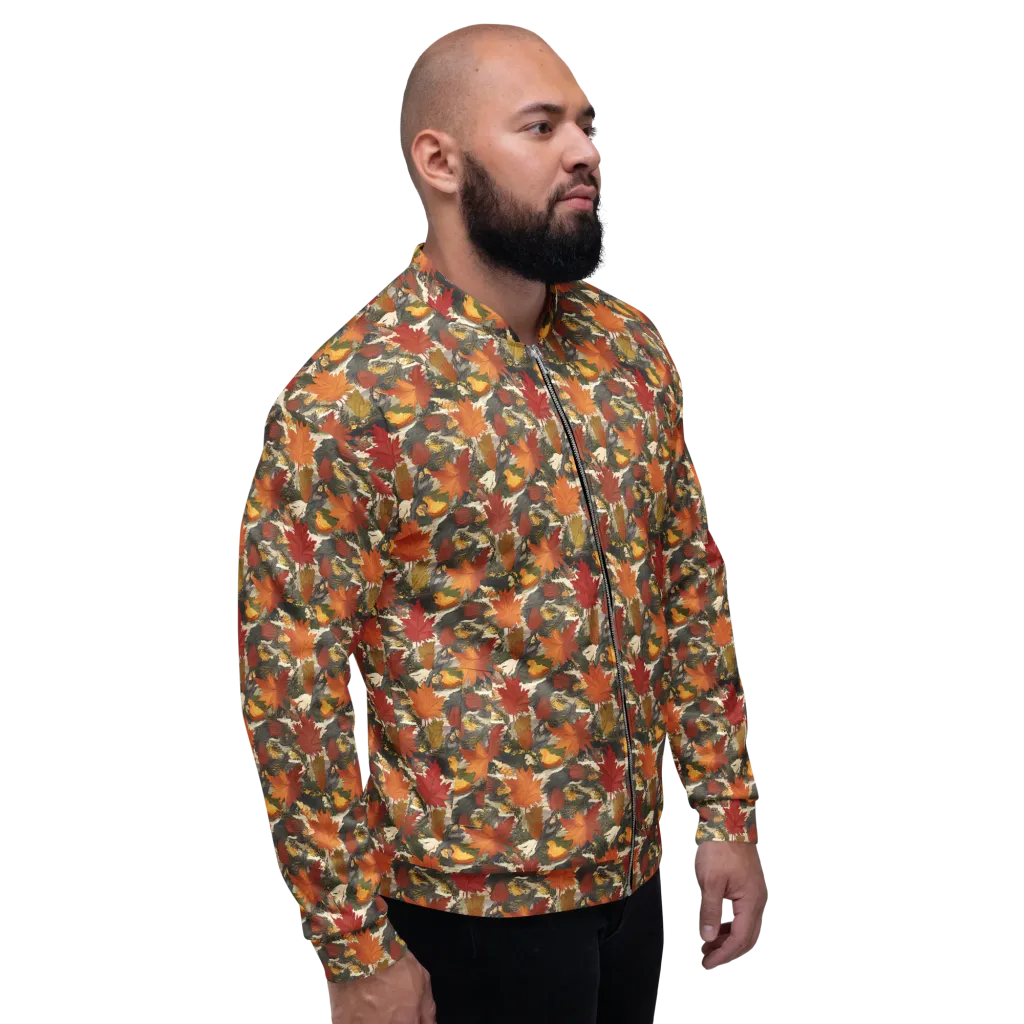 Autumn Alchemy on Bomber Jacket — Right