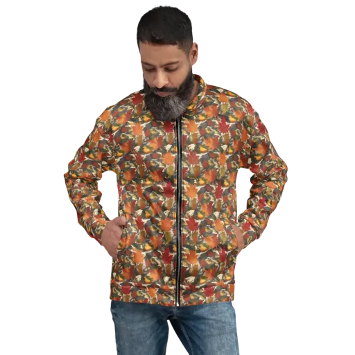 Autumn Alchemy on a Bomber Jacket
