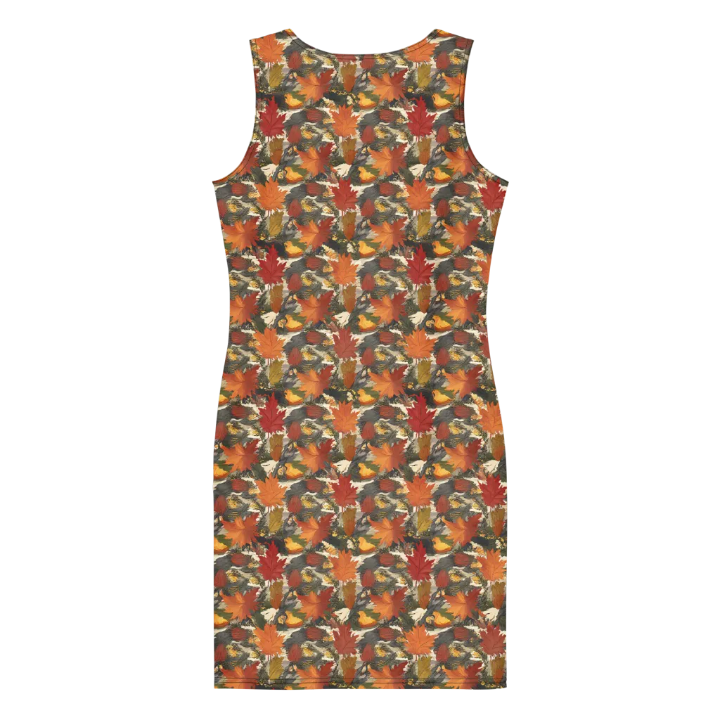 Autumn Alchemy on Bodycon Dress — Back