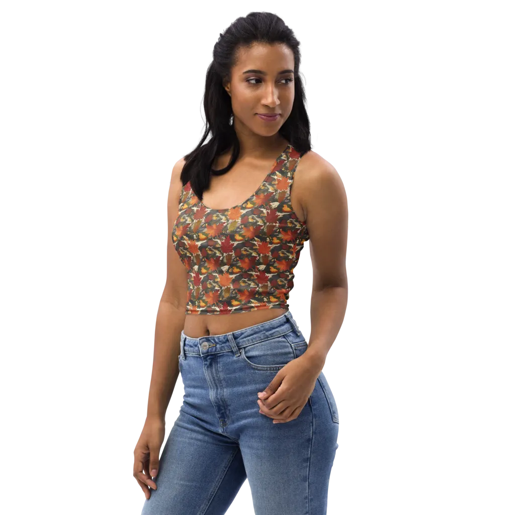 Autumn Alchemy on Crop Top — Left Front
