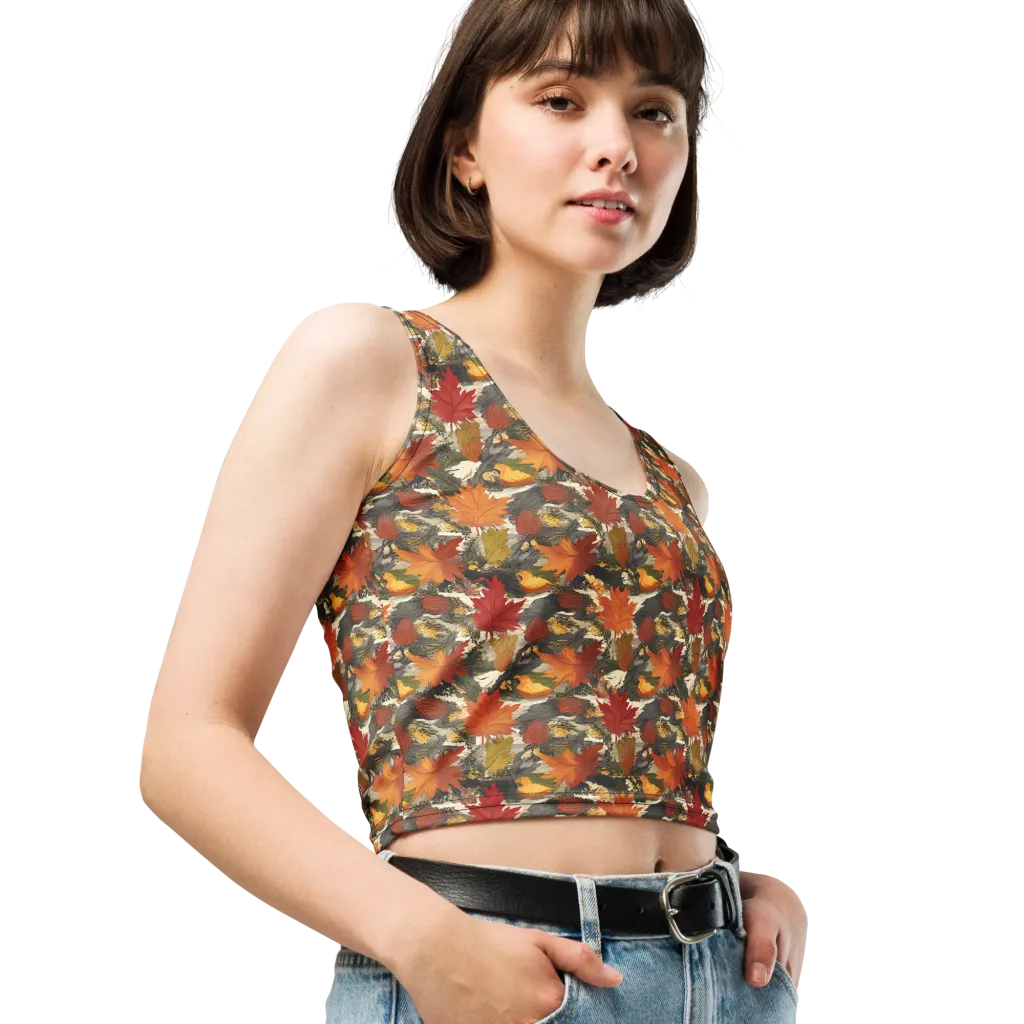 Autumn Alchemy on Crop Top — Right Front