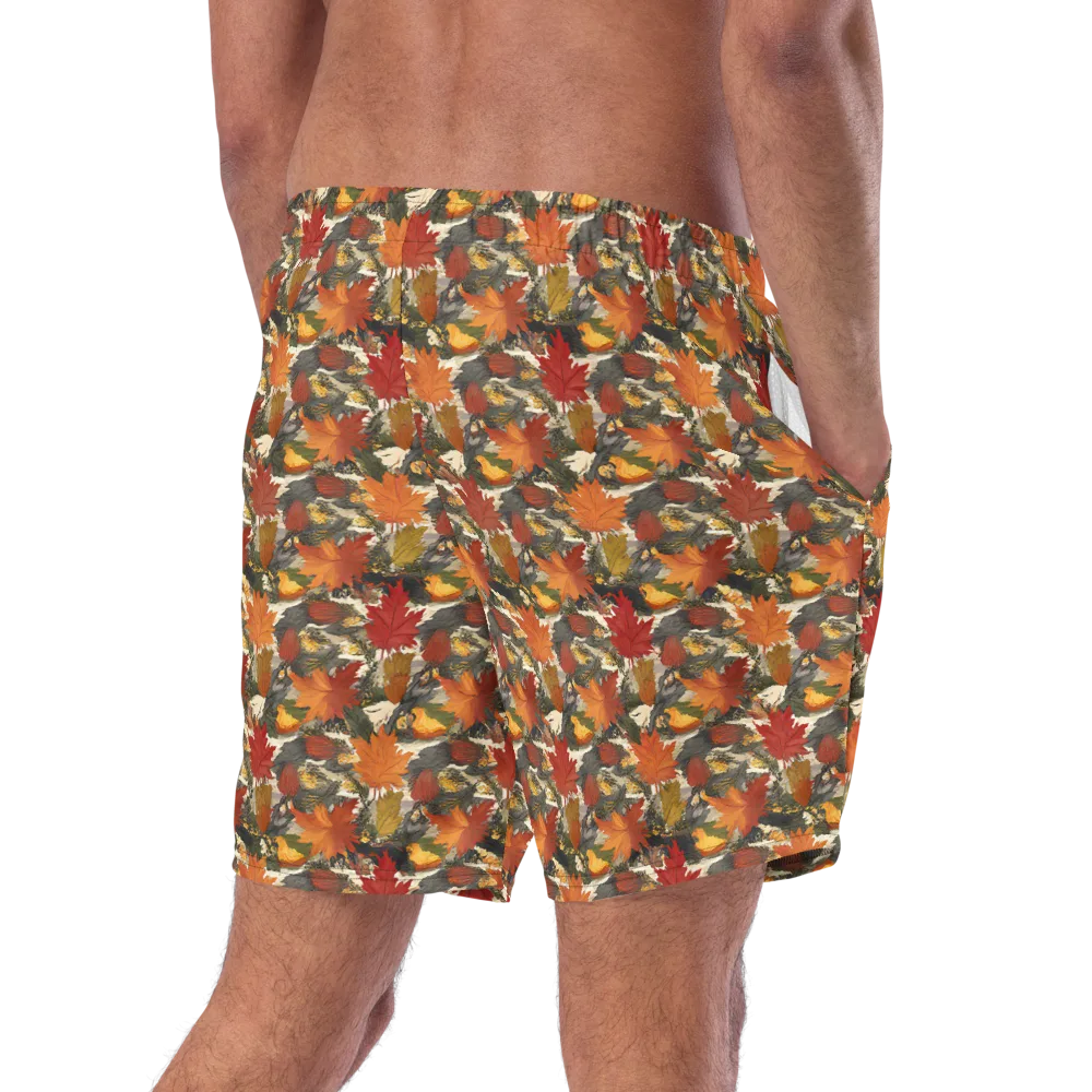 Autumn Alchemy on Swim Trunks — Right Back