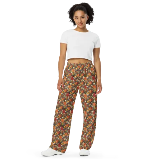 Autumn Alchemy on a Wide-Leg Pants