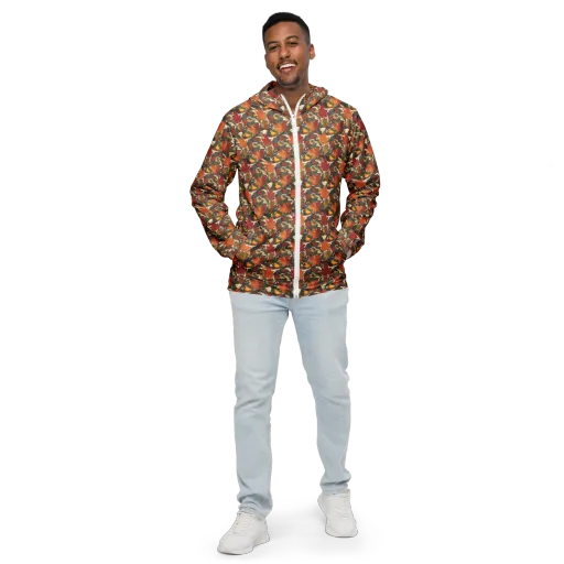 Autumn Alchemy on a Men's Windbreaker
