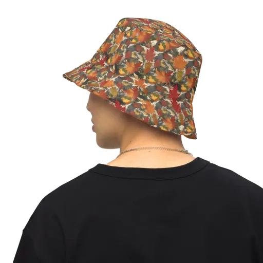 Autumn Alchemy on a Reversible Bucket Hat