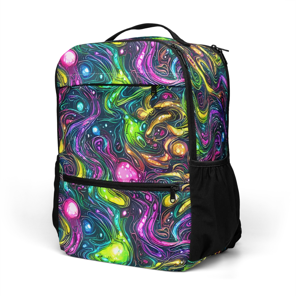 Cosmic Candy Current on Utility Backpack — Left Front