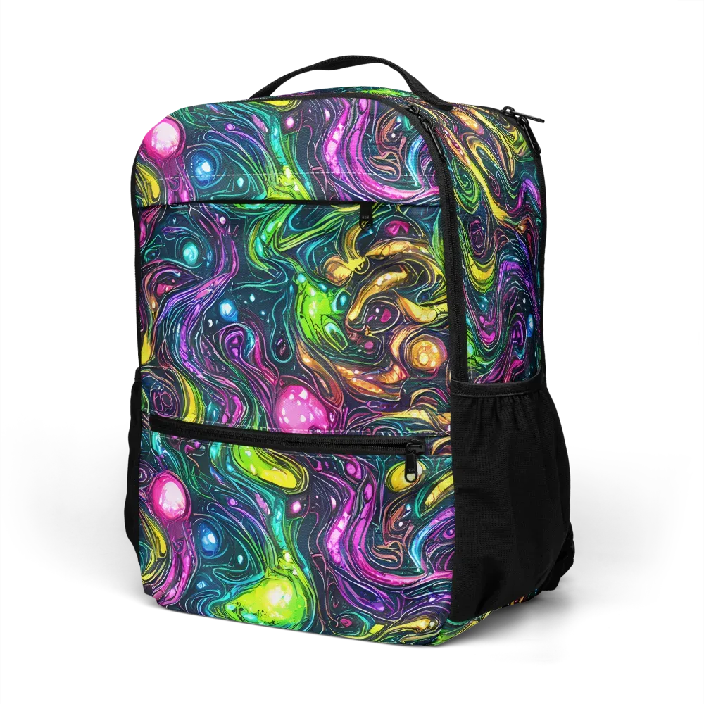 Cosmic Candy Current on Utility Backpack — Left Front
