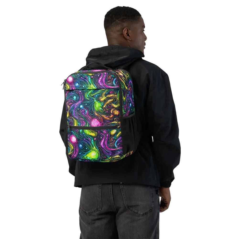 Cosmic Candy Current on Utility Backpack — Back