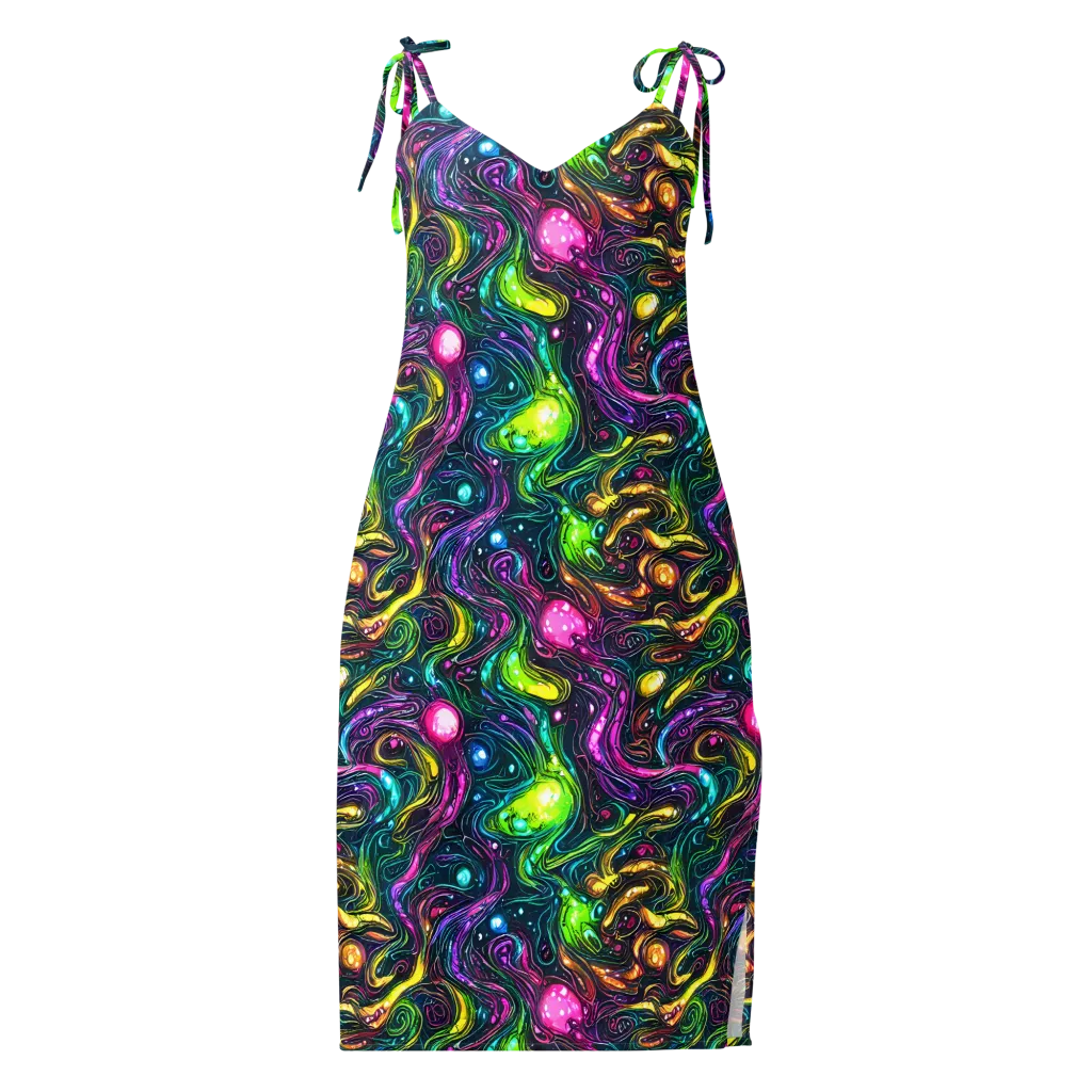 Cosmic Candy Current on Slip Dress — Front