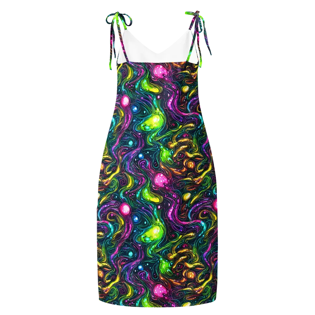 Cosmic Candy Current on Slip Dress — Back