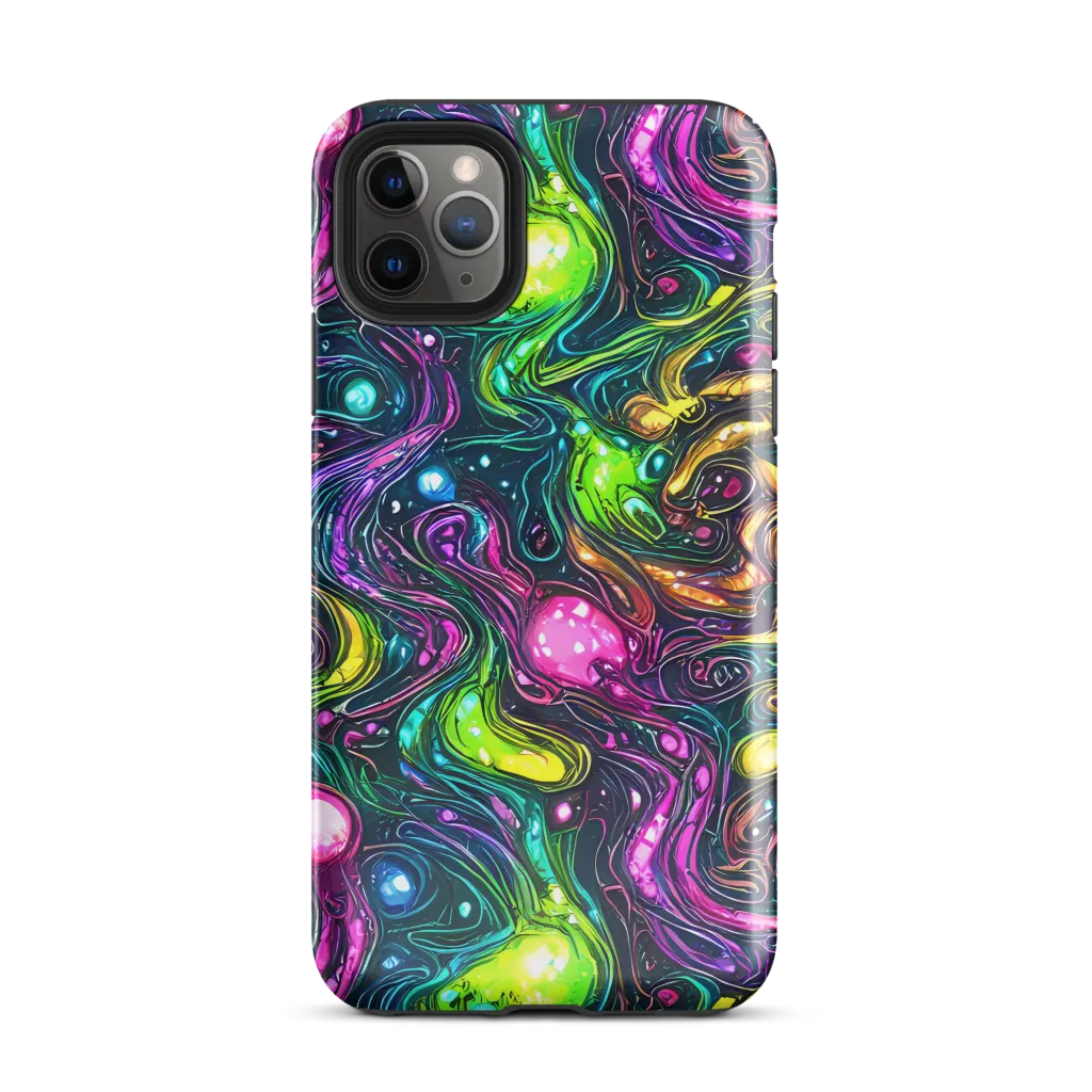 Cosmic Candy Current on Tough Case for iPhone® — Front