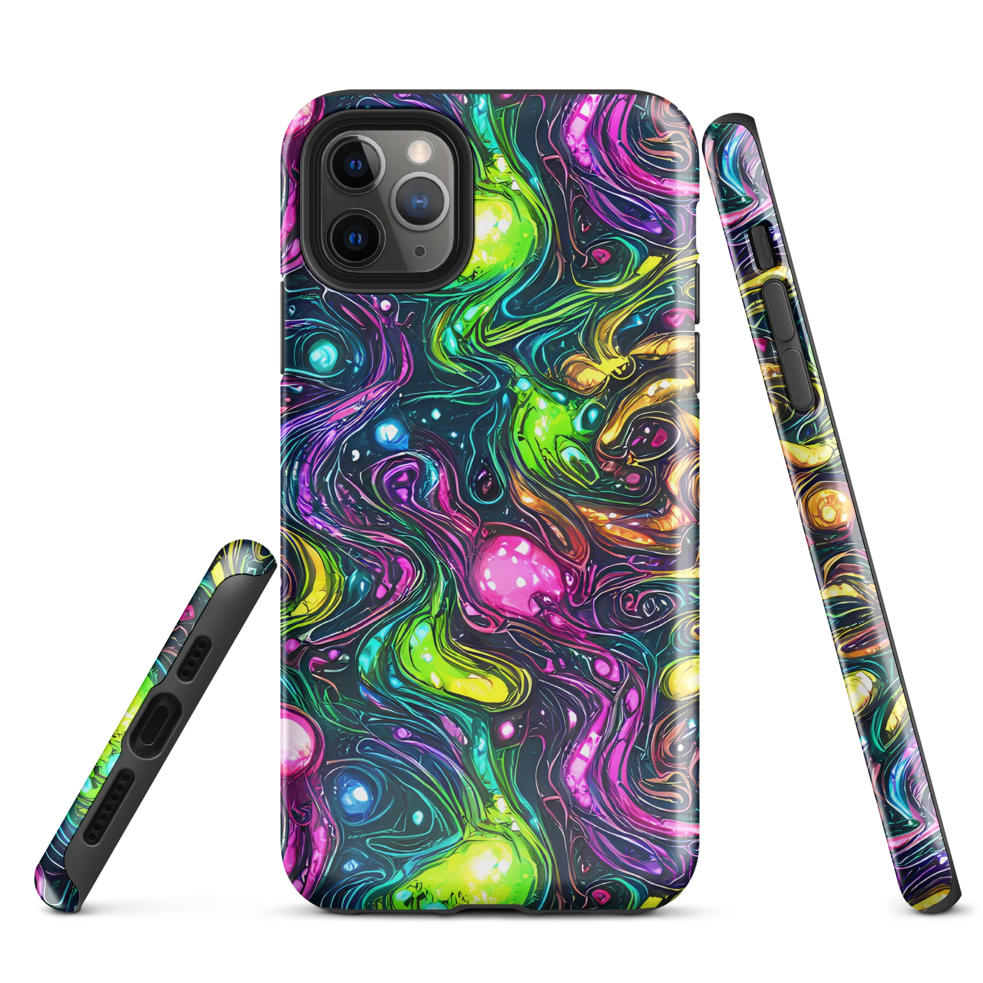 Cosmic Candy Current on Tough Case for iPhone® — Front