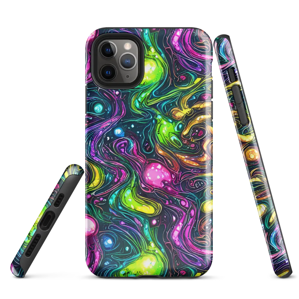 Cosmic Candy Current on Tough Case for iPhone® — Front