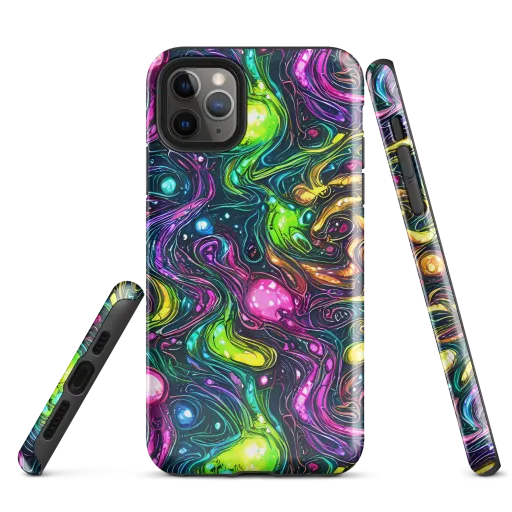 Cosmic Candy Current on a Tough Case for iPhone®