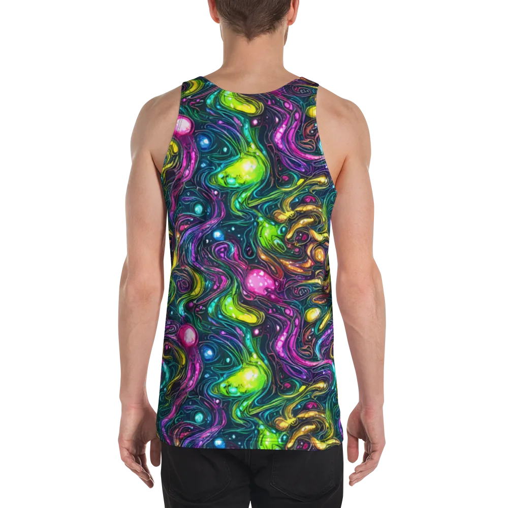 Cosmic Candy Current on Men's Tank Top — Back