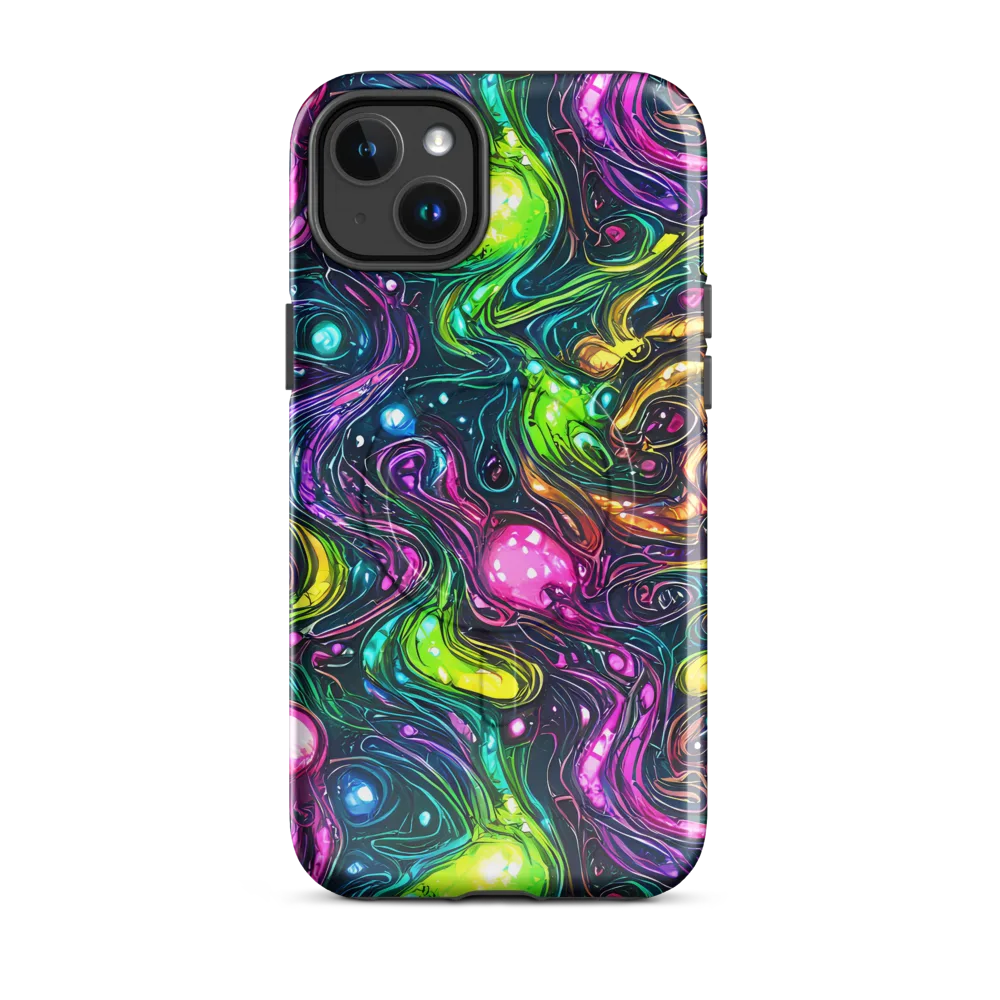 Cosmic Candy Current on MagSafe Tough Case for iPhone® — Front
