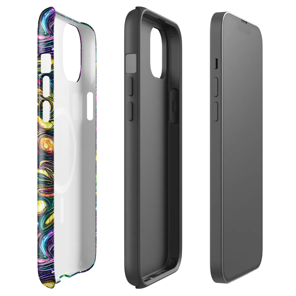 Cosmic Candy Current on MagSafe Tough Case for iPhone® — Front