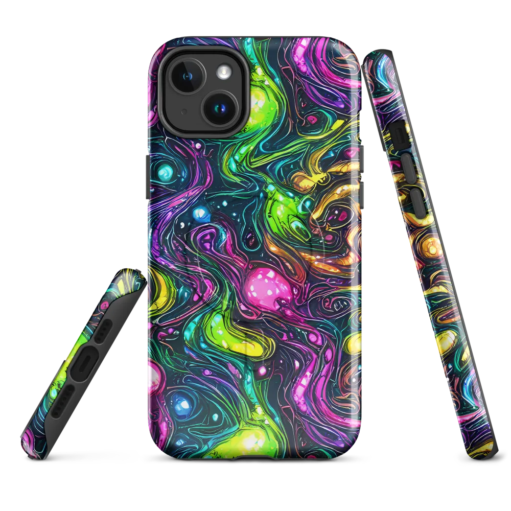 Cosmic Candy Current on MagSafe Tough Case for iPhone® — Front