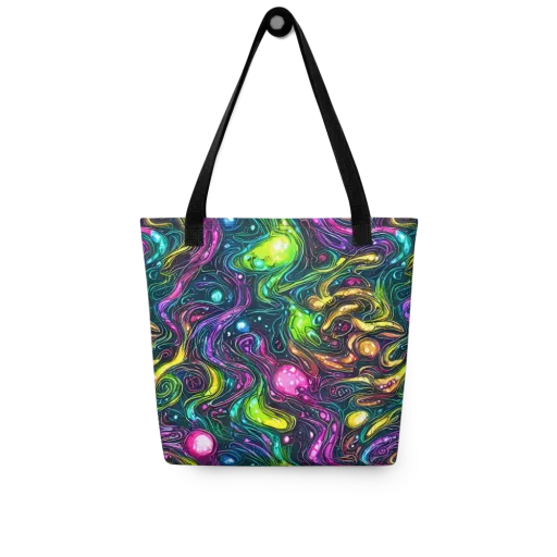 Cosmic Candy Current on a Tote Bag