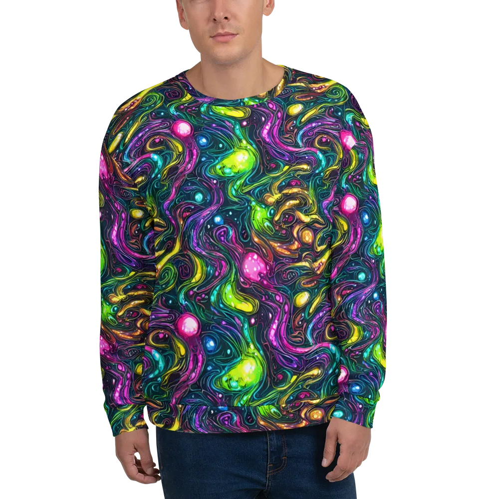 Cosmic Candy Current on Sweatshirt — Front