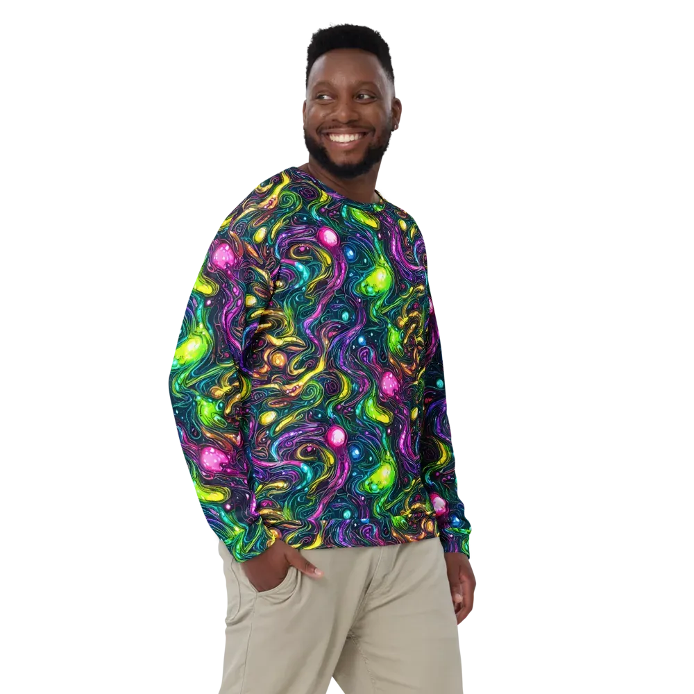 Cosmic Candy Current on Sweatshirt — Front