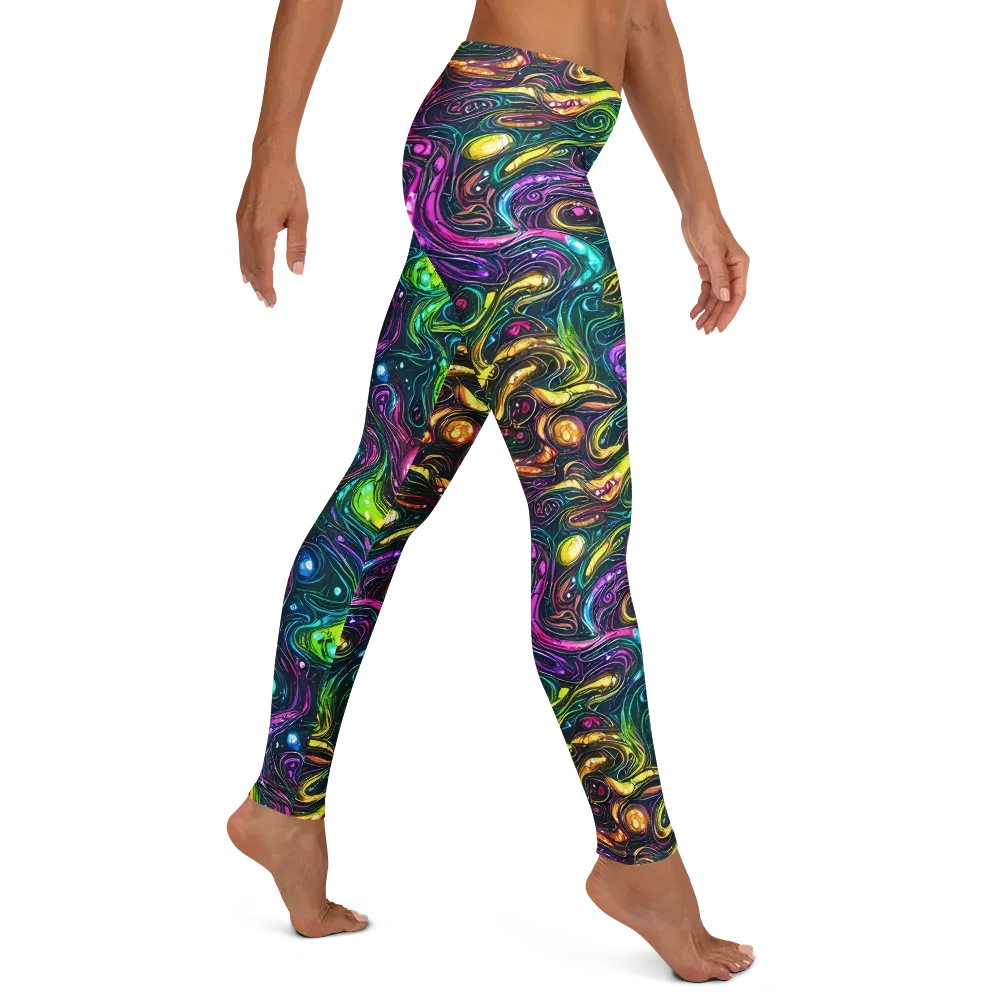 Cosmic Candy Current on Leggings — Right