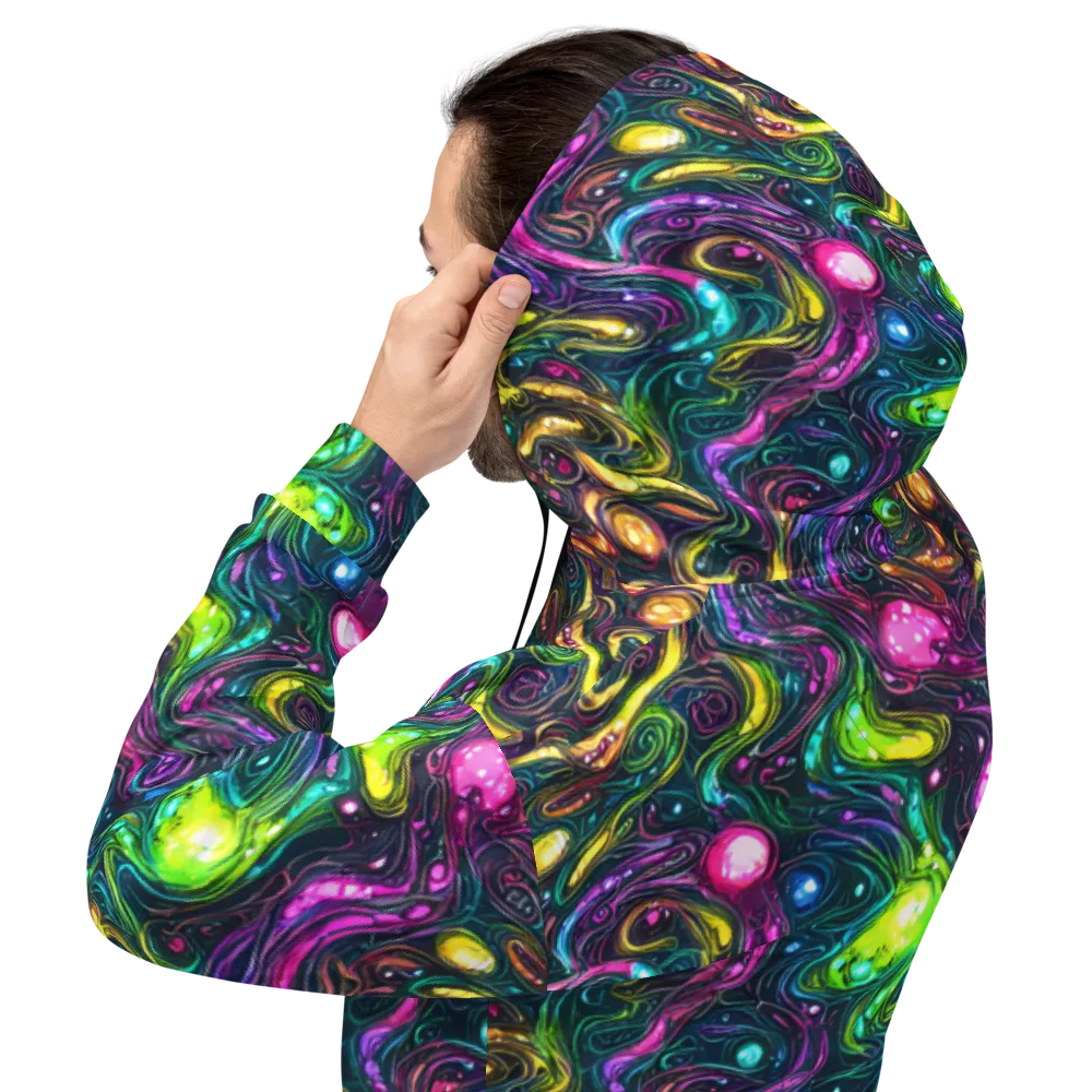 Cosmic Candy Current on Hoodie — Back