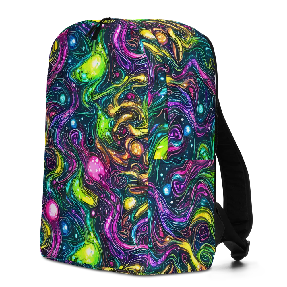Cosmic Candy Current on Minimalist Backpack — Left