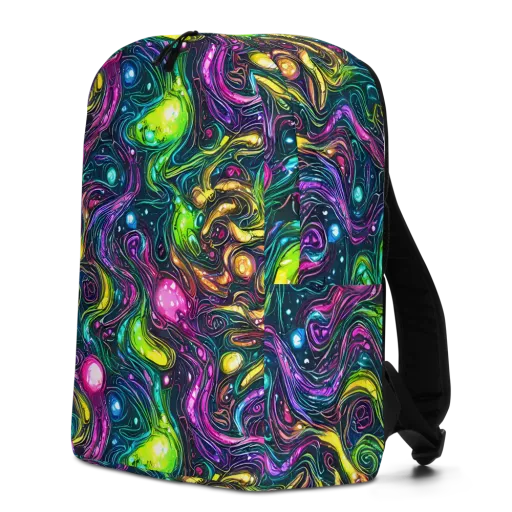 Cosmic Candy Current on a Minimalist Backpack
