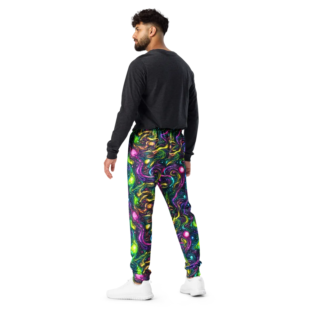 Cosmic Candy Current on Men's Joggers — Back