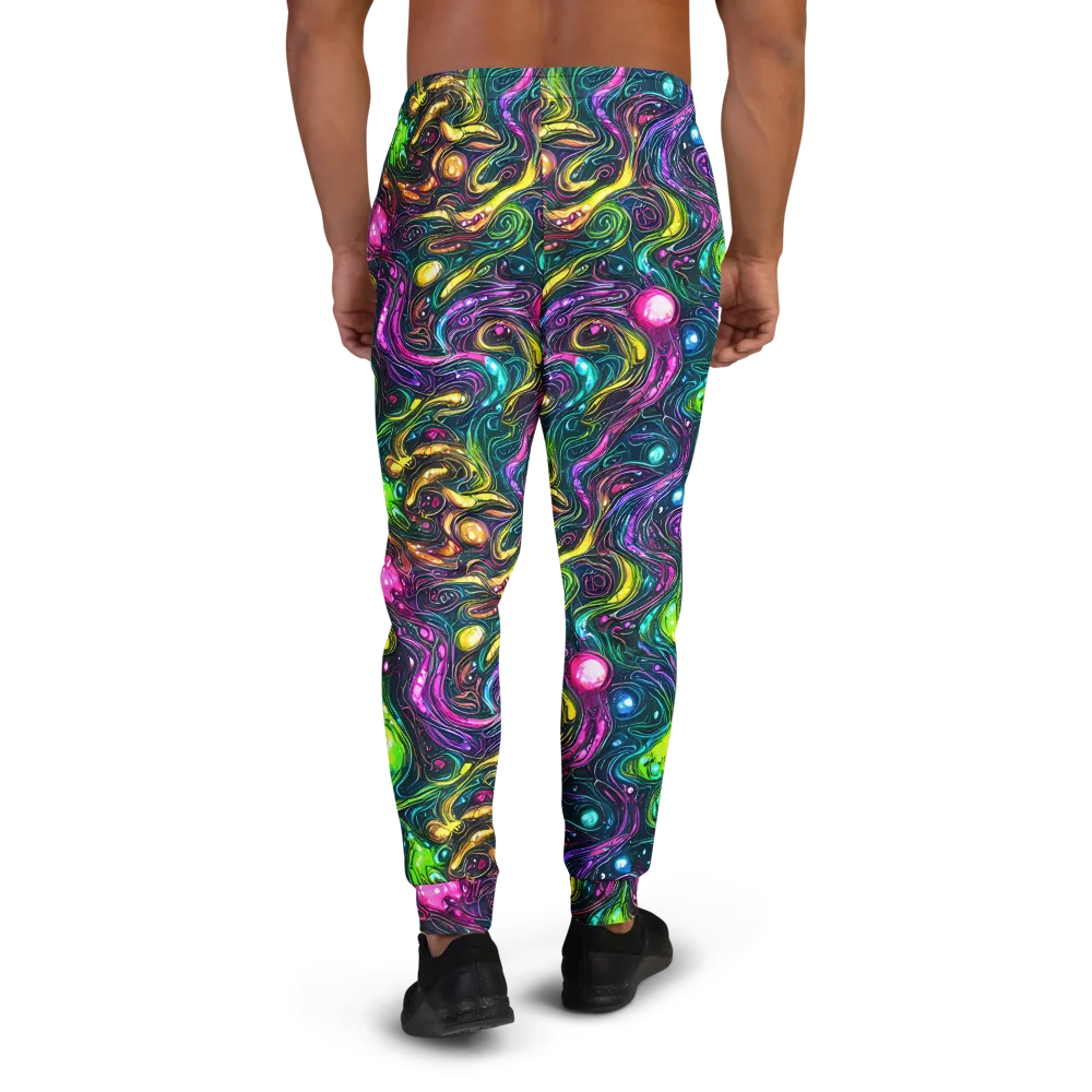 Cosmic Candy Current on Men's Joggers — Back